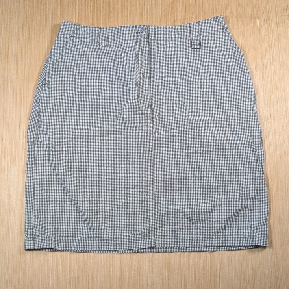 Christopher & Banks Gingham Pencil Skirt Cotton Women's 12 Cottagecore Retro